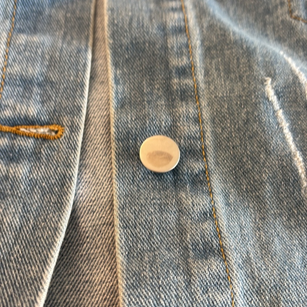 Thirty 6 Point 5 Oversized Ripped Denim Jacket - Picture 7 of 7